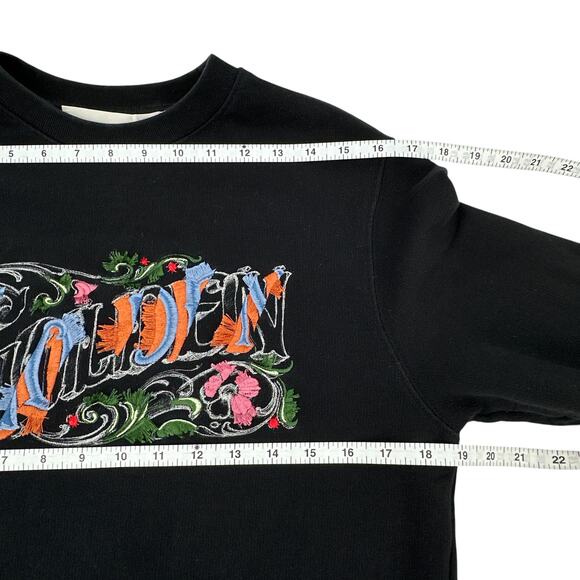 GOLDEN GOOSE Embroidered Logo Sweatshirt S - Picture 13 of 15
